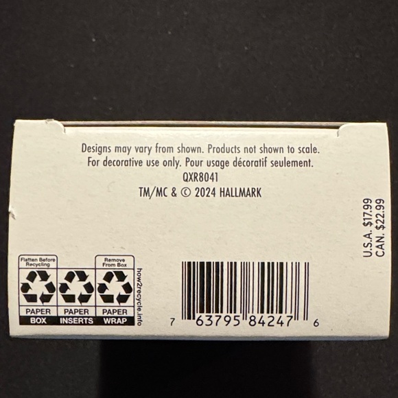 Hallmark Keepsake Swallow Ornament with Green and Purple - Picture 5 of 6